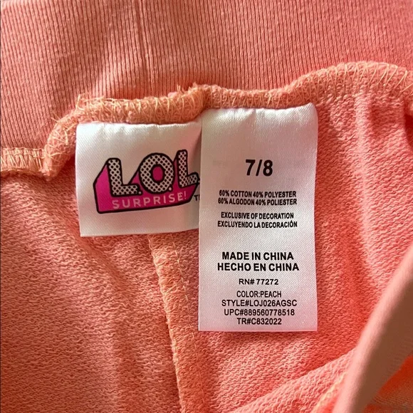 L.O.L. Surprise! Pink and White Short Sleeve Tees - Picture 7 of 11